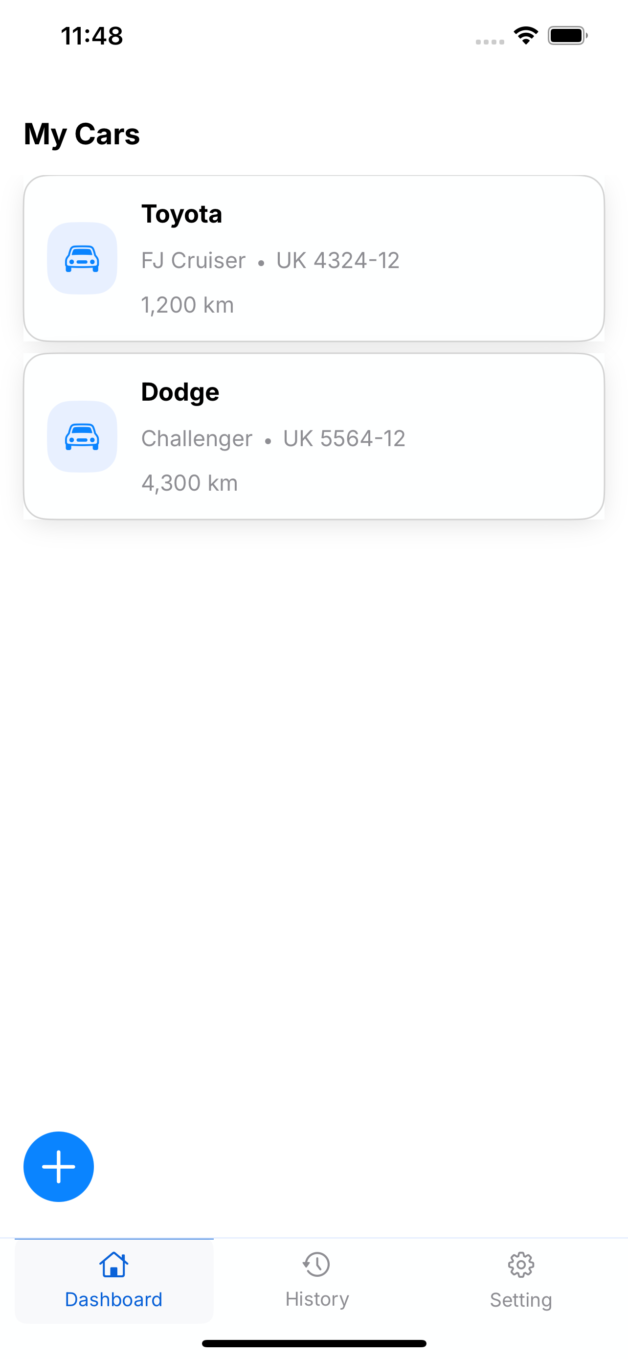 Car details and reminders